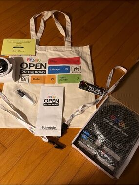 Ebay Open 2026 Swag Bag Dallas On The Road Scale Small Ring Light Marker Lanyard